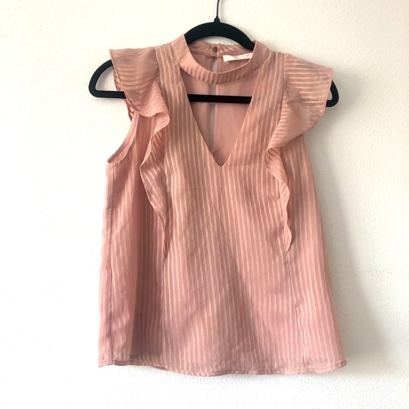 ASTR the Label Flutter Sleeve Top - Picture 3 of 6